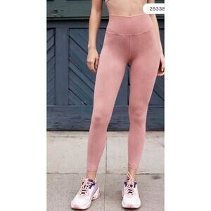 NWT Free People Sz M/L Length Good Karma Seamless High Rise Leggings Desert Dune